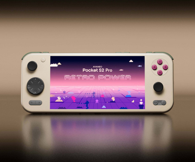 Портативна ігрова приставка  AYANEO Pocket S2 Pro Version 16G+512G Color:  Black, White,Retro Power